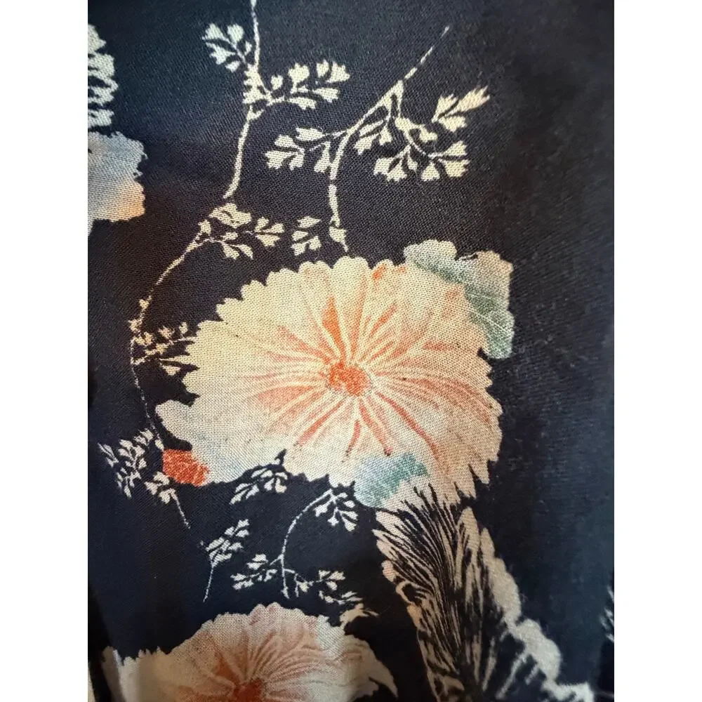 Ulla Johnson Brown and Peach Floral Size 0 Excellent Condition
